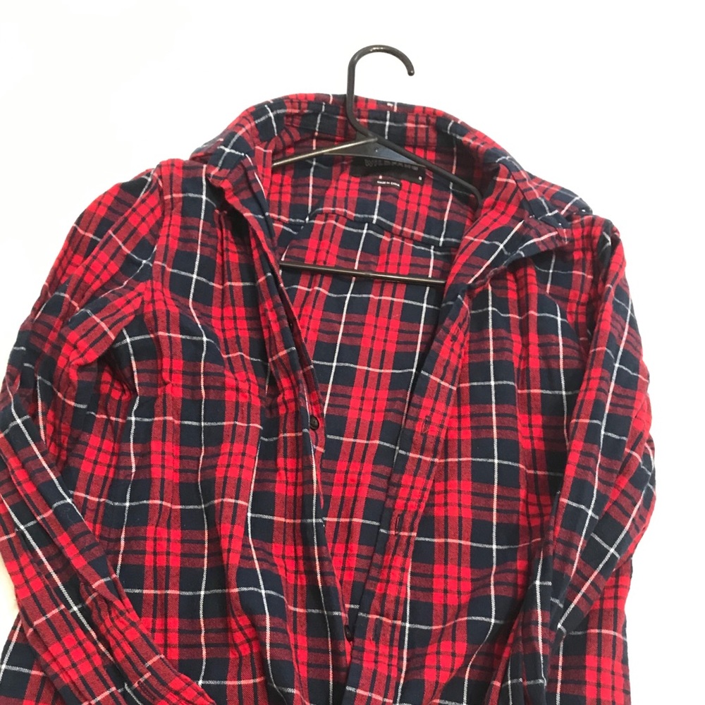 Plaid button up